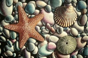 Lorsque l'on regarde la matrice du jeu, c'est à dire le cordon sans fin (segment x à y), on s'aperçoit que les objets blancs en polyéthylène se chevauchent de façon continue. Bernard Lermite explore la notion de chevauchement.